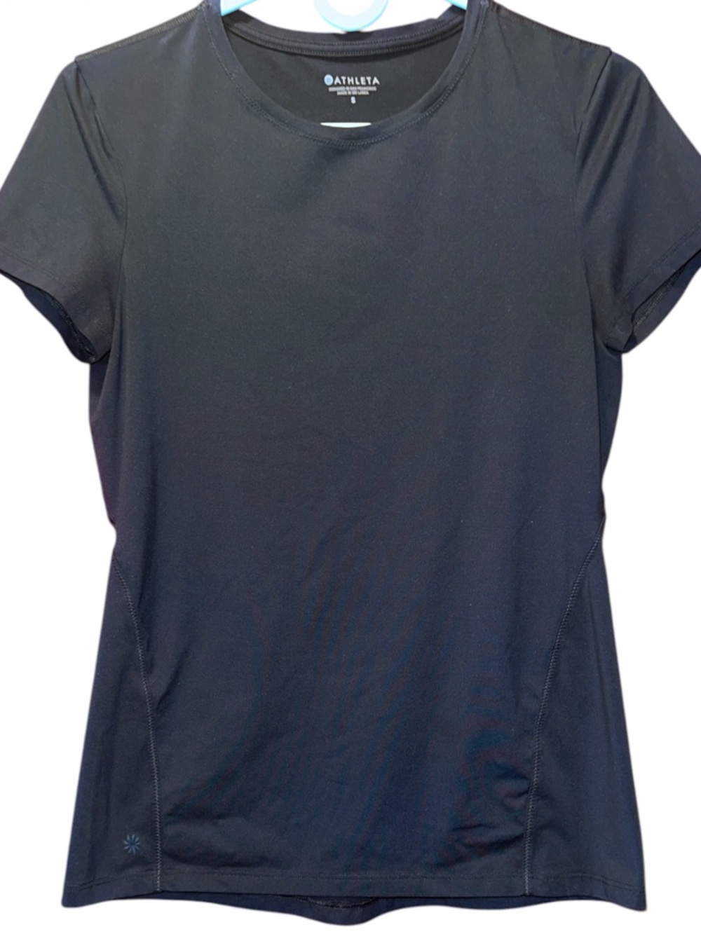 Athleta Blue Short Sleeve Active Tee